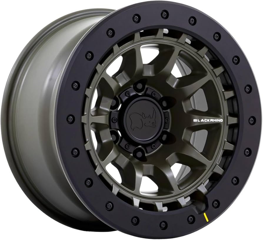 Amazon.com: Black Rhino BR016 Tusk 17x8.5 6x5.5